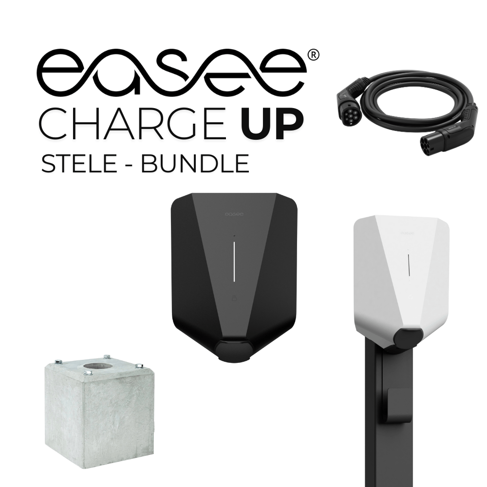 Easee Charge Up Bundle: mit Base, Fundament und Kabel