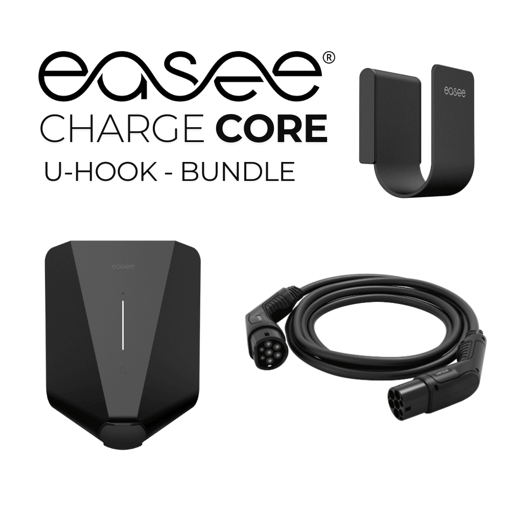 Easee Charge Core Bundle: mit U-Hook und Kabel
