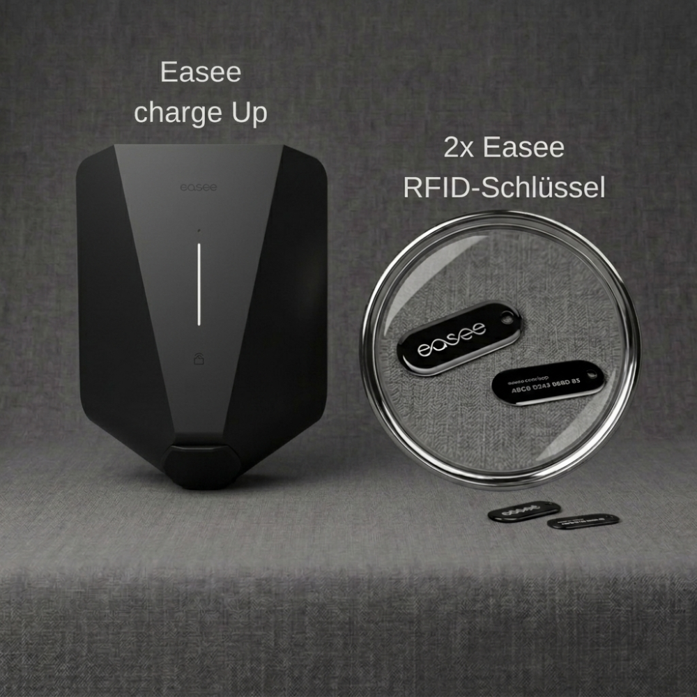 Wallbox Komplettangebot: Easee Charge UP + 2x RFID-Schlüssel