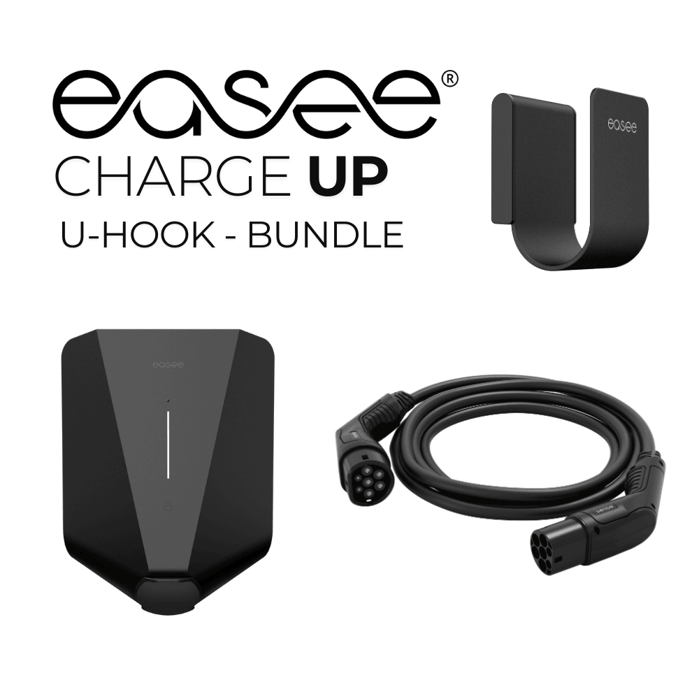 Easee Charge Up Bundle: mit U-Hook und Kabel
