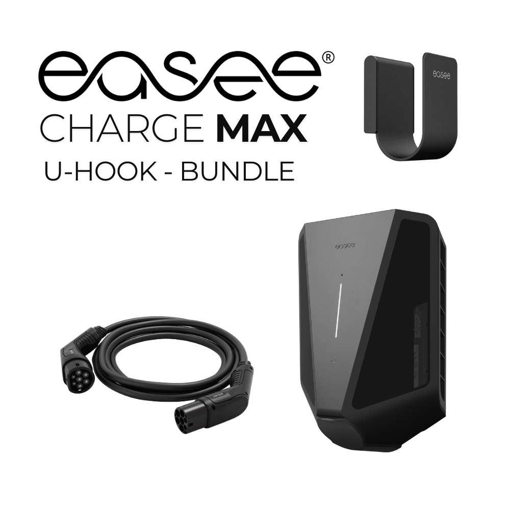 Easee Charge Max Bundle: mit U-Hook und Kabel