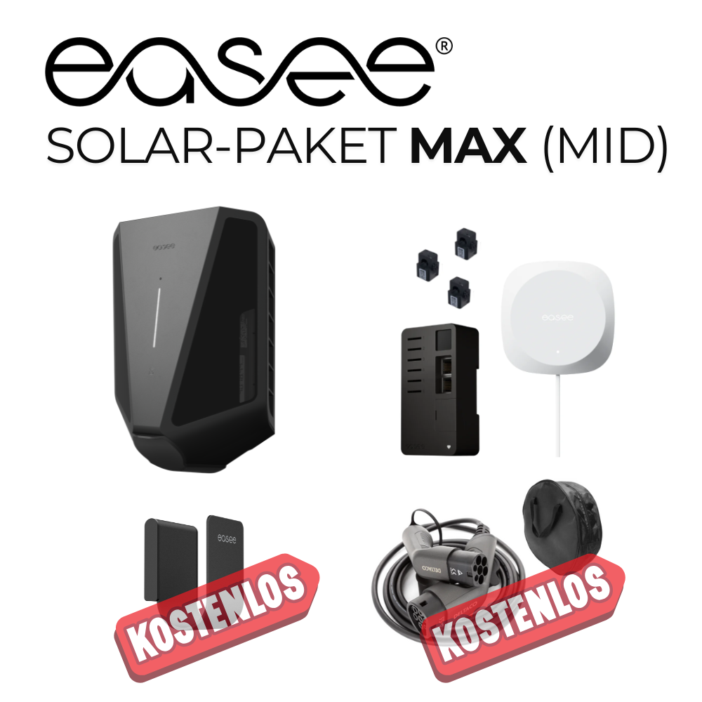 Solarpaket Max (MID): mit EQ AMP, Kabel und U-Hook